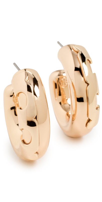 Tory Burch Essential Hoops Tory Gold