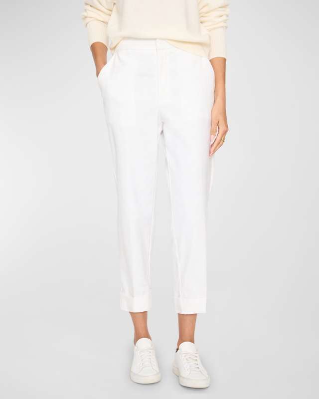 Westport Cropped Metallic Shimmer Pants