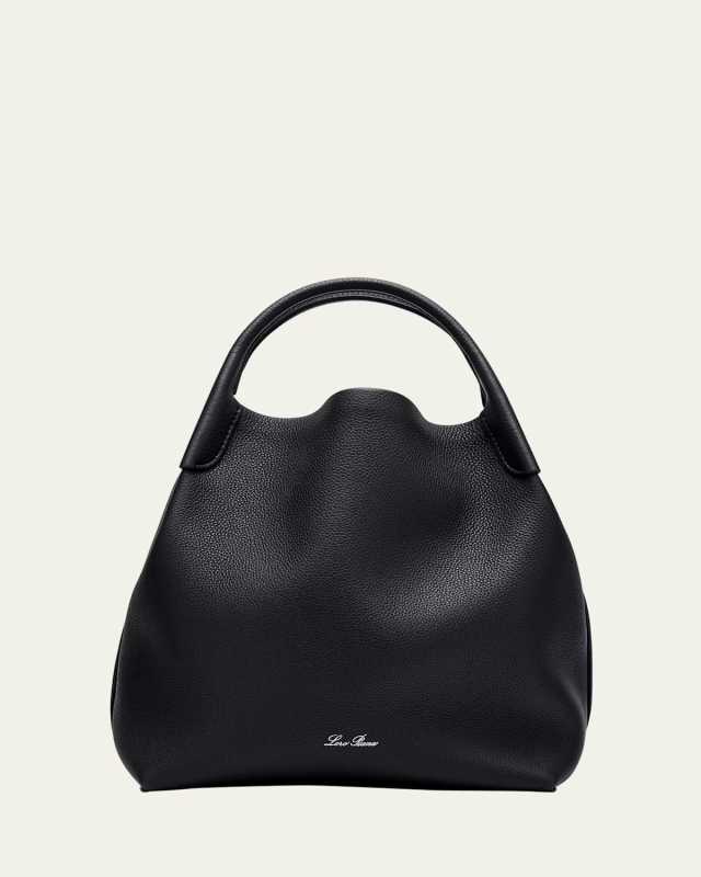 Large Bale Fine-Grain Leather Bag