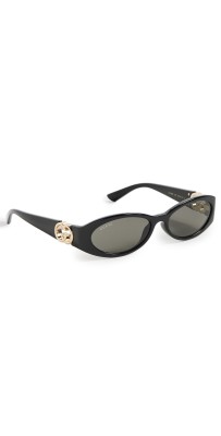 Gucci Hailey Sunglasses Black-Black-Grey