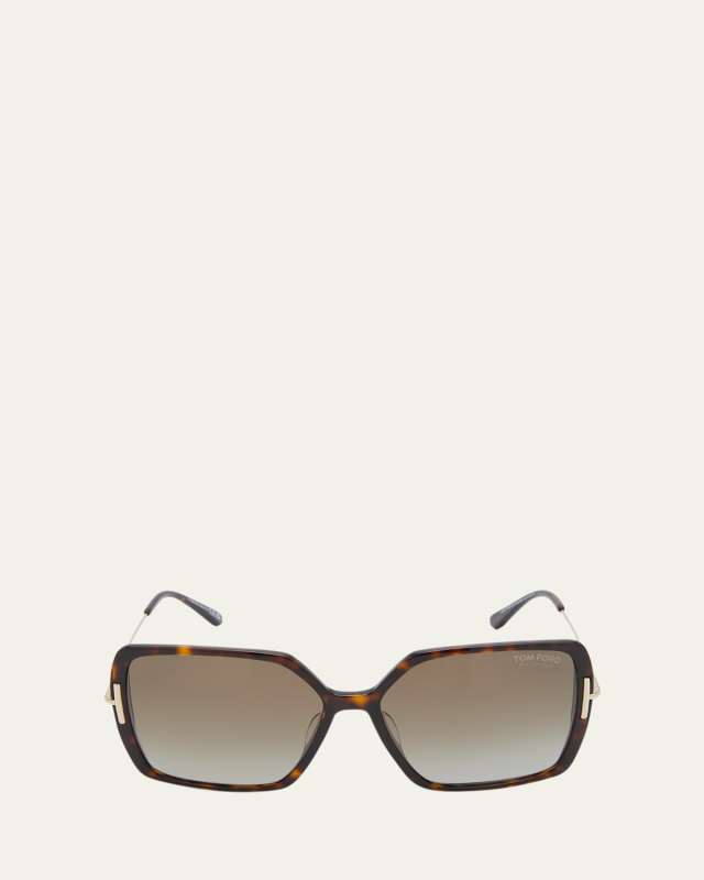 Joanna Mixed-Media Butterfly Sunglasses