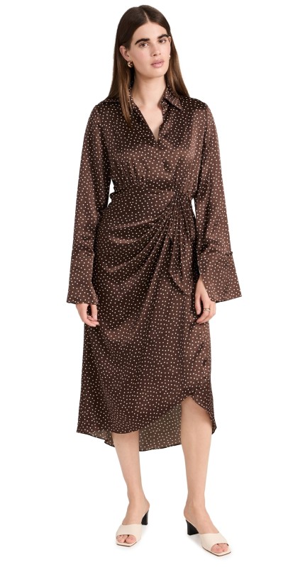 Wyeth Margaux Dress Brown