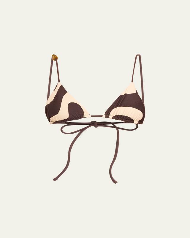 New Wave String Triangle Bikini Top
