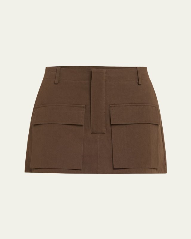 Cargo Pocket Mini Skirt