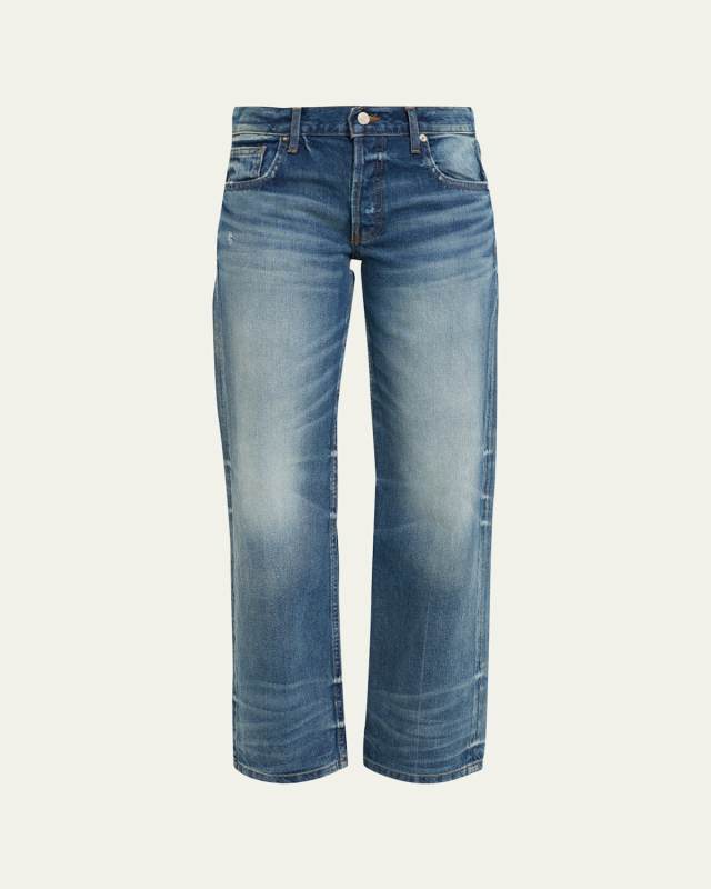 Tommy Low-Rise Wide-Leg Jeans