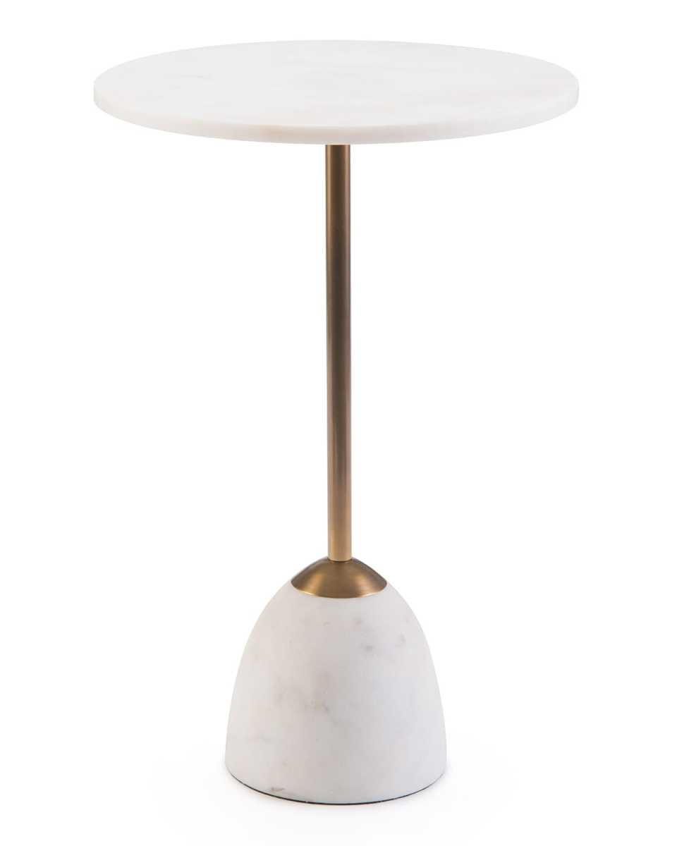 Zeke Marble Martini Side Table