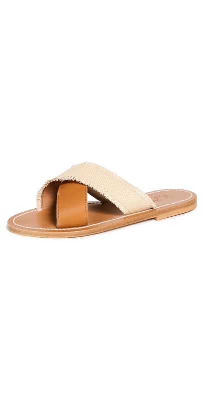 K. Jacques Temuco Raffia Sandals Pul Naturel Raffia