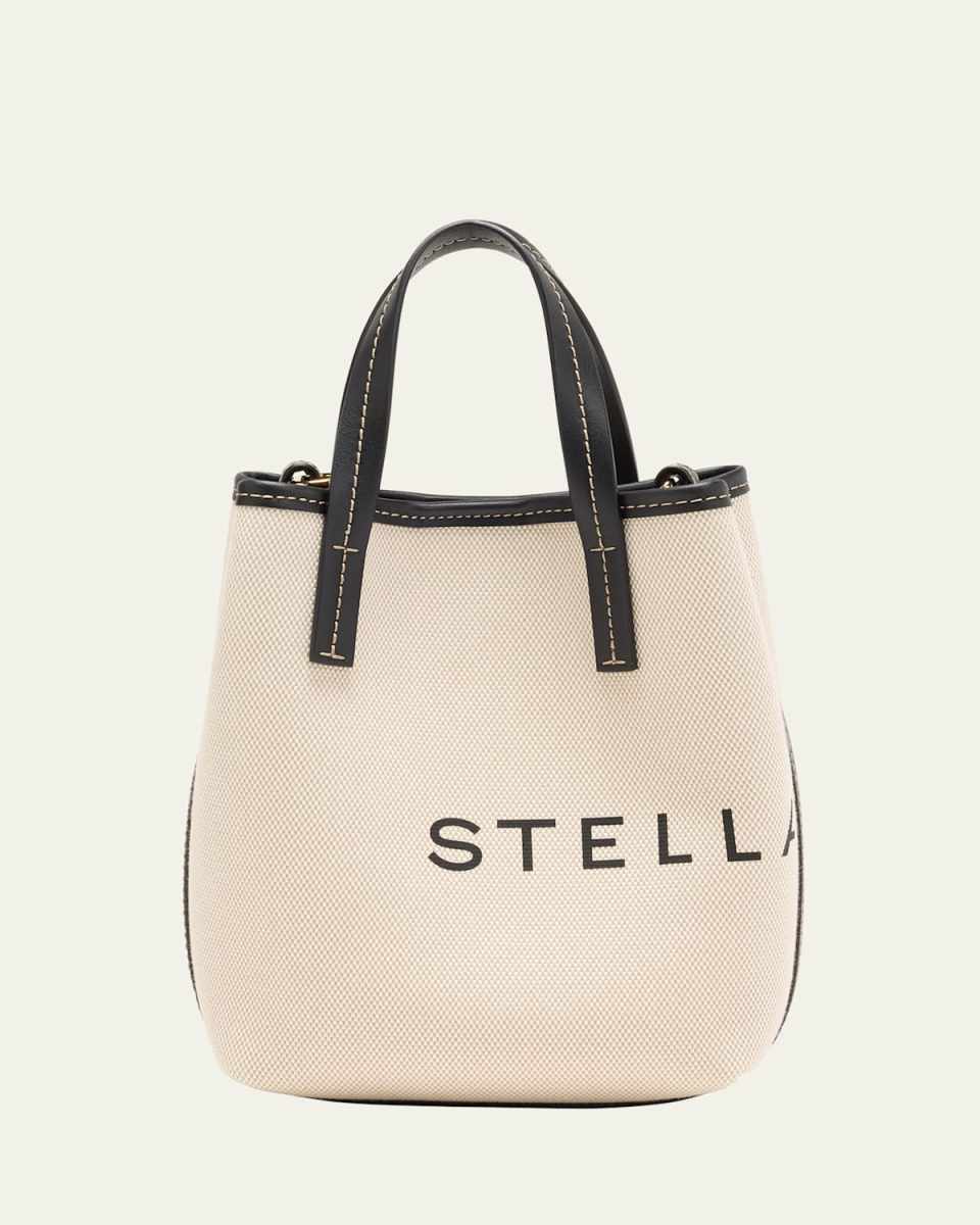 Small Logo Canvas Tote Bag