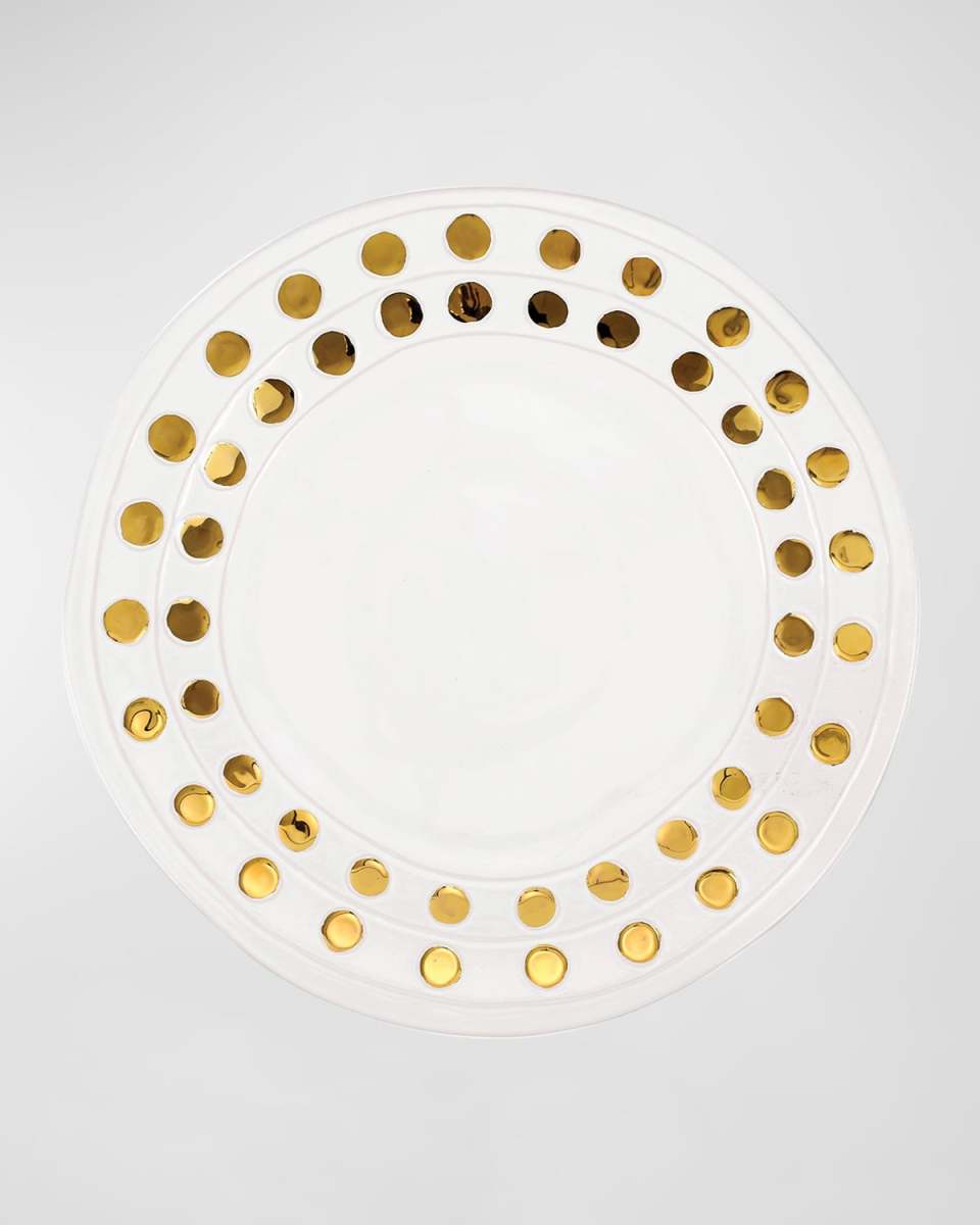 Medici Gold Round Platter