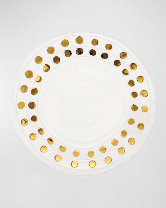 Medici Gold Round Platter