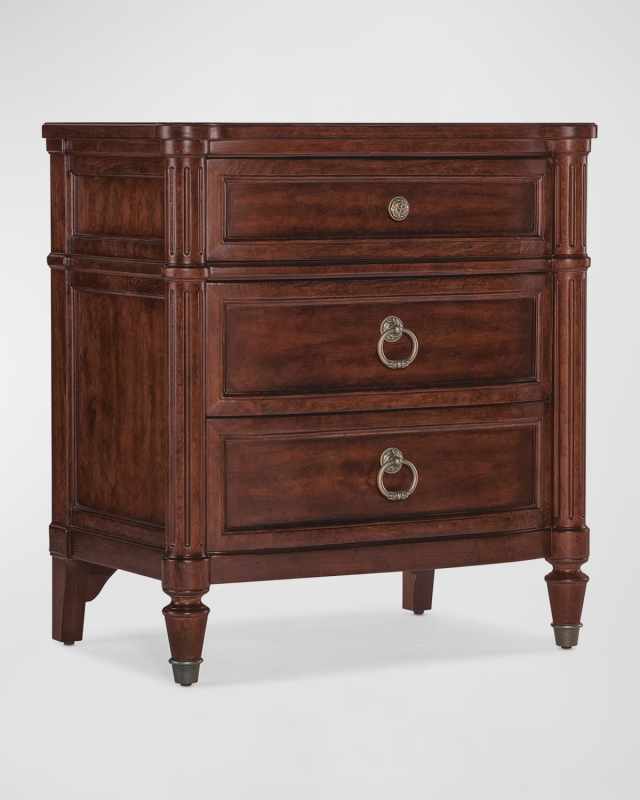 Charleston 3-Drawer Nightstand