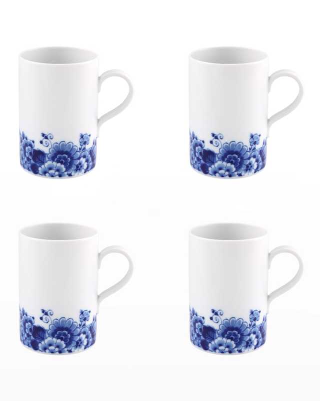Blue Ming Coffee Mugs, Set of Four
