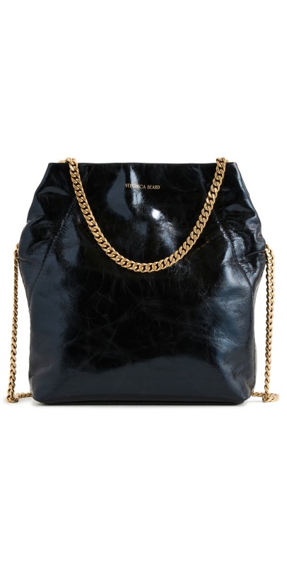 Veronica Beard Mini Chain Shoulder Bag Silver