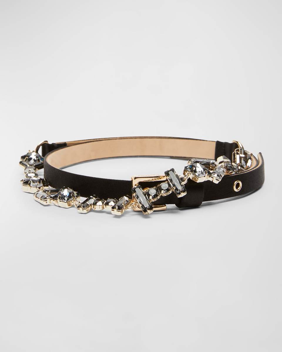 Embellished Mixed-Media Belt