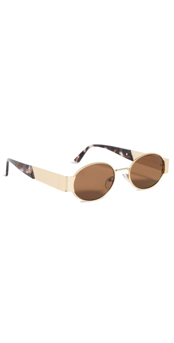 AIRE Mars Sunglasses SSatin Gold/Charcoal Tort