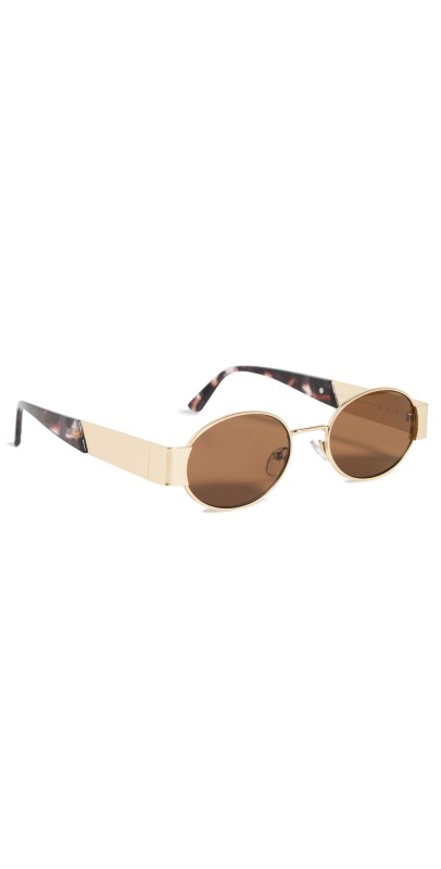 AIRE Mars Sunglasses SSatin Gold/Charcoal Tort