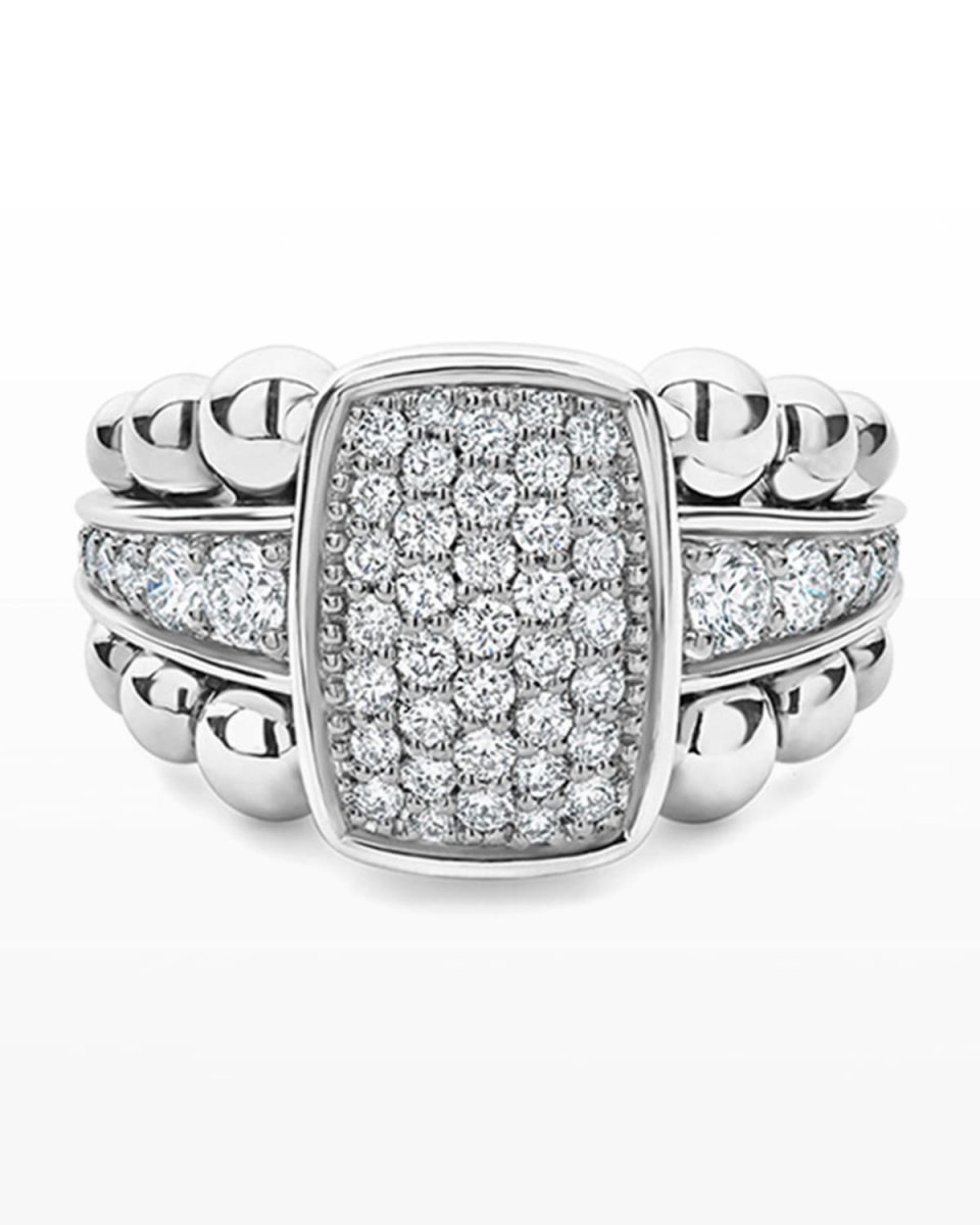 Caviar Spark Diamond Pave Ring