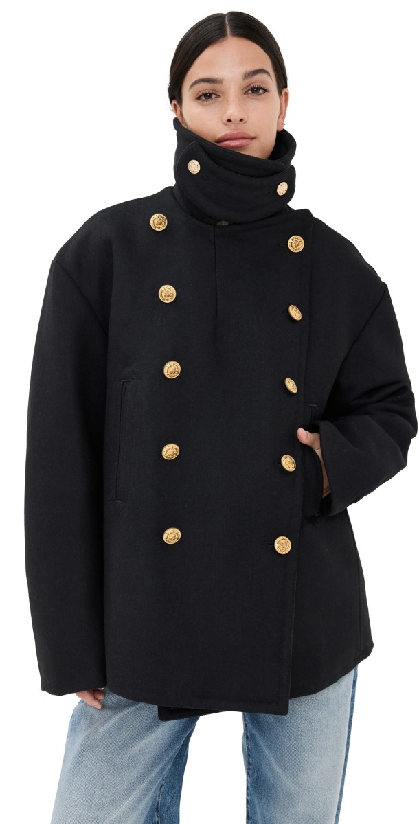 Denimist Oversized Peacoat Black
