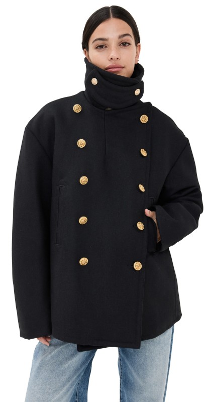 Denimist Oversized Peacoat Black
