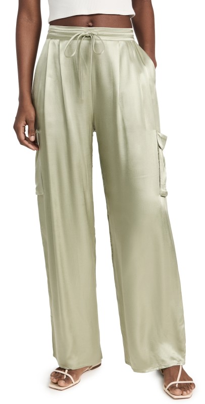 Nation LTD Romeo Fluid Cargo Pants Olive Oil