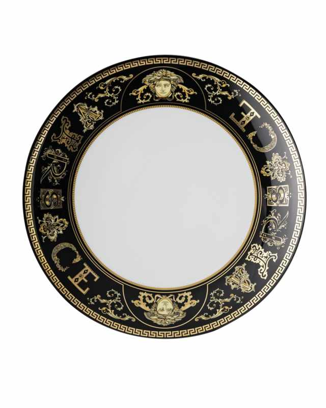 Virtus Gala Black Salad Plate