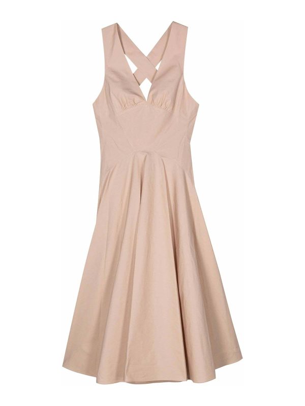 Alaïa Robe Au Genou - Couleur Chair