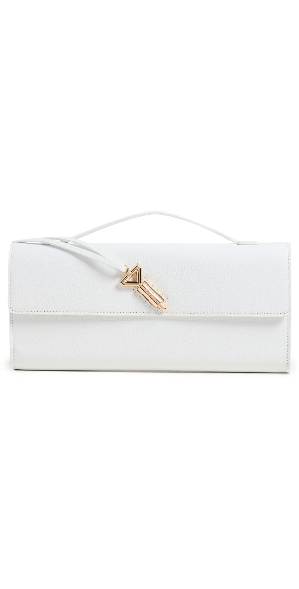 Florian London Anya Clutch Bag BEYAZ