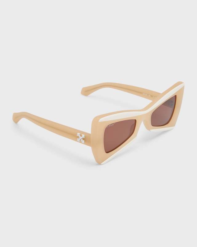 Nashville Two-Tone Acetate Butterfly Sunglasses