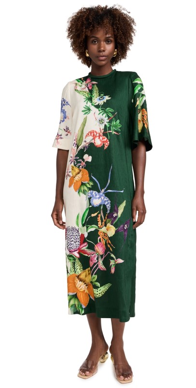 ALÉMAIS Aggie Midi Dress Multi