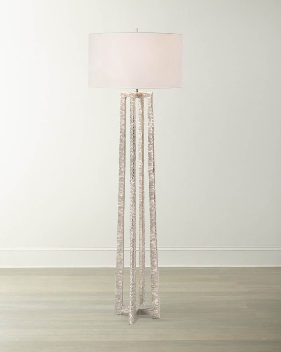 Nickel Plated Floor Lamp