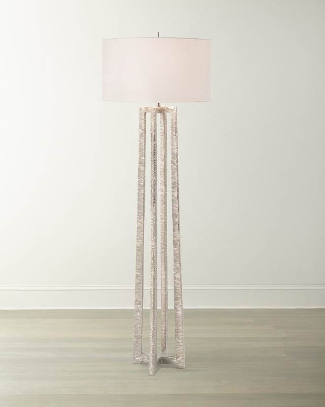 Nickel Plated Floor Lamp