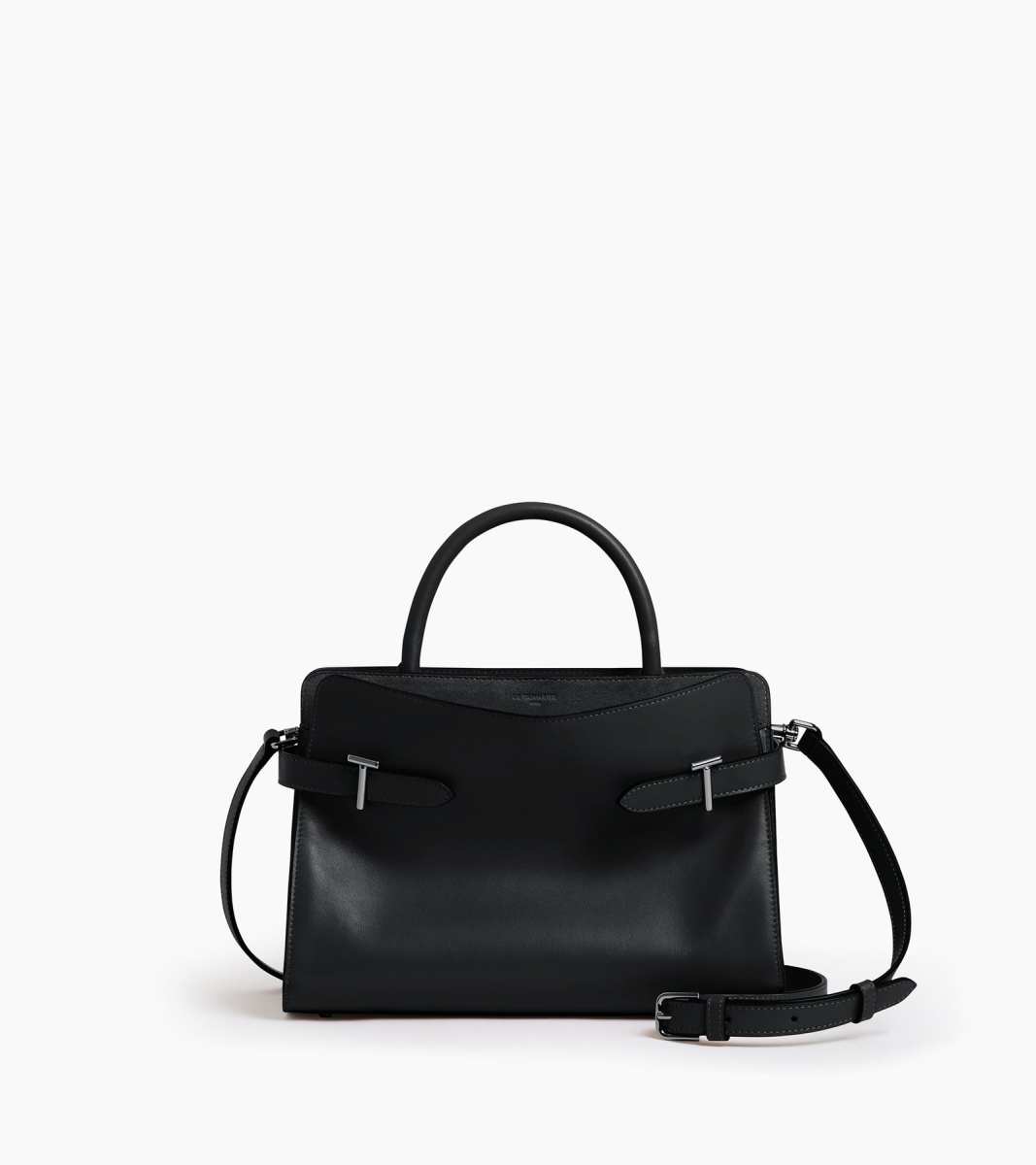 LE TANNEUR Medium Handbag in Smooth Leather and Nubuck