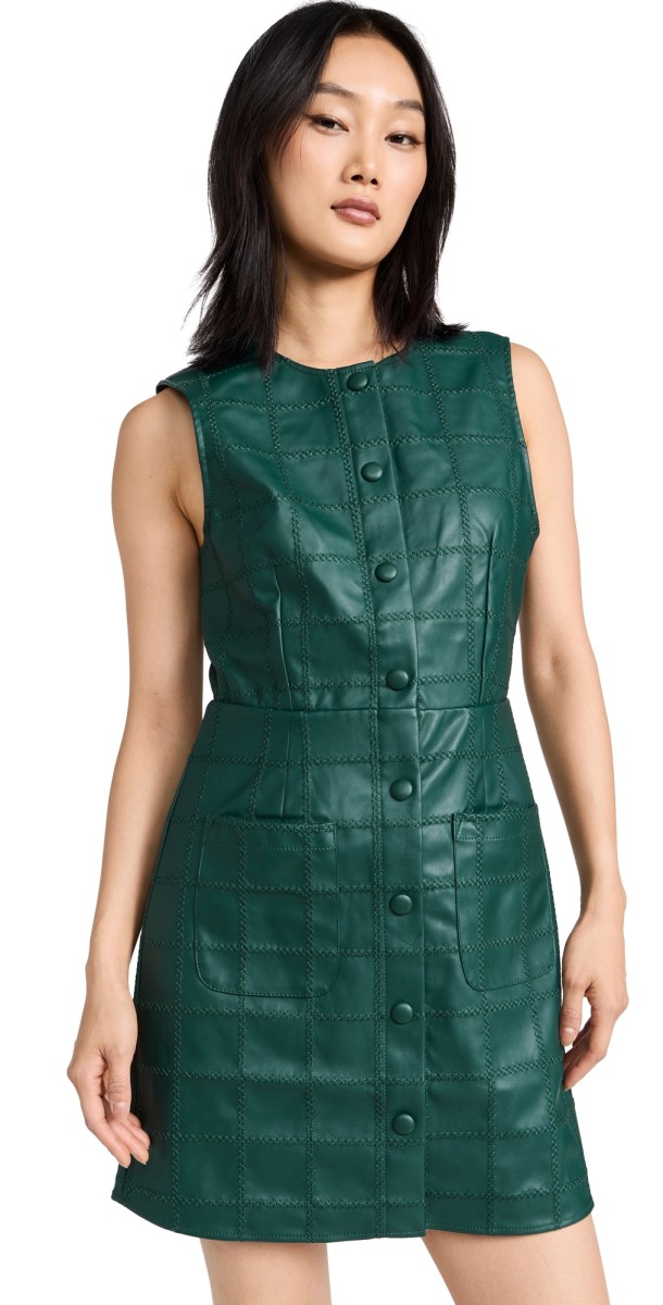 BAUM UND PFERDGARTEN Anavi Dress Darkest Spruce Green