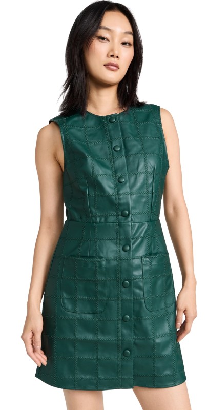 BAUM UND PFERDGARTEN Anavi Dress Darkest Spruce Green
