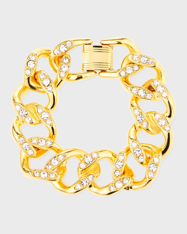 Crystal Chain-Link Bracelet