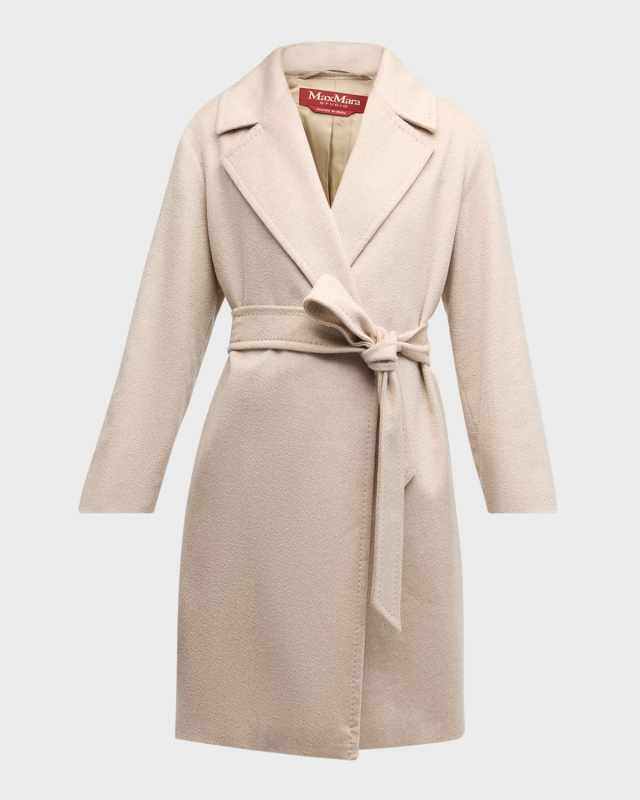 Pazzo Wrap-Front Cashmere Coat