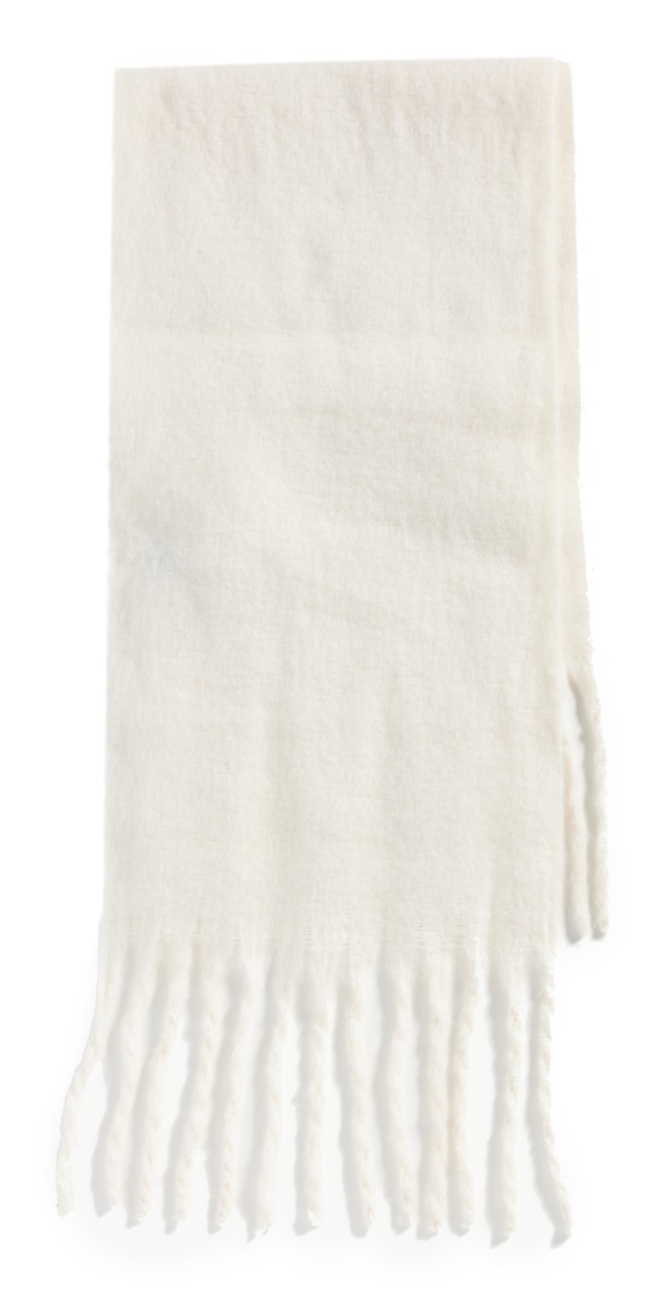 Hat Attack Chic Solid Scarf Winter Whit