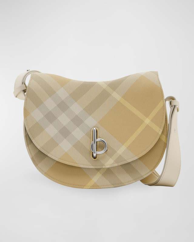 Rocking Horse Check Saddle Shoulder Bag