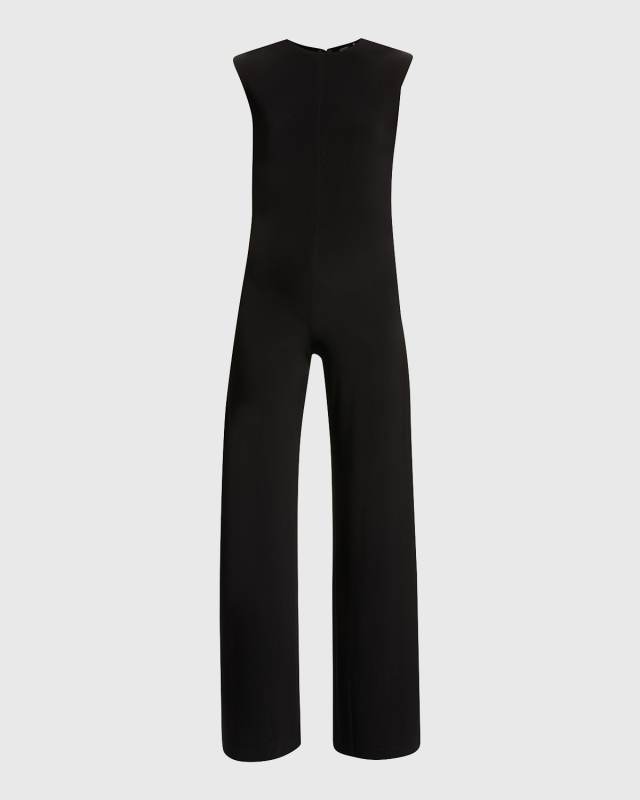 Sleeveless Wide-Leg Jumpsuit