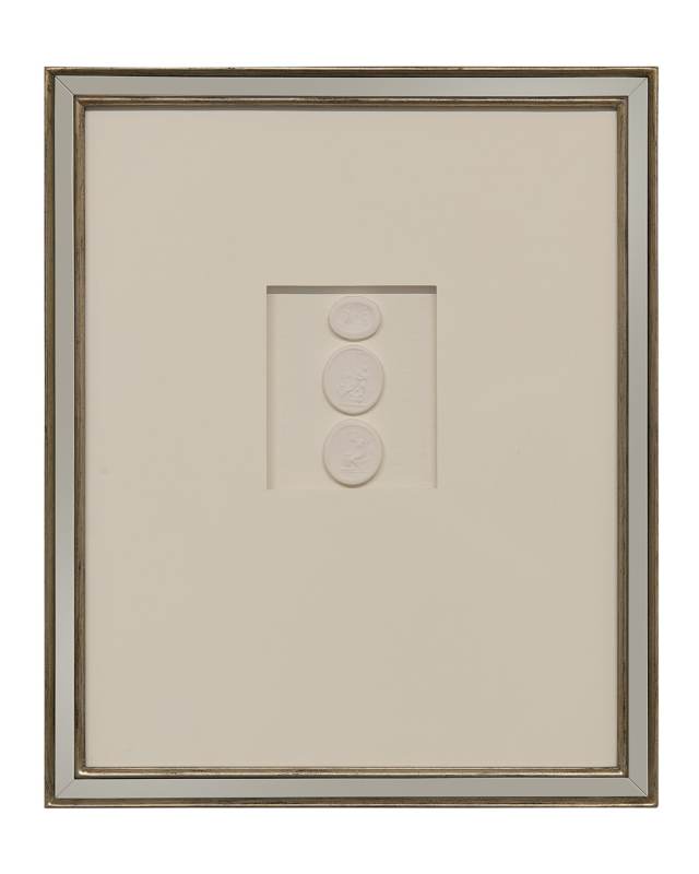 "Intaglio VI" Ivory Wall Decor