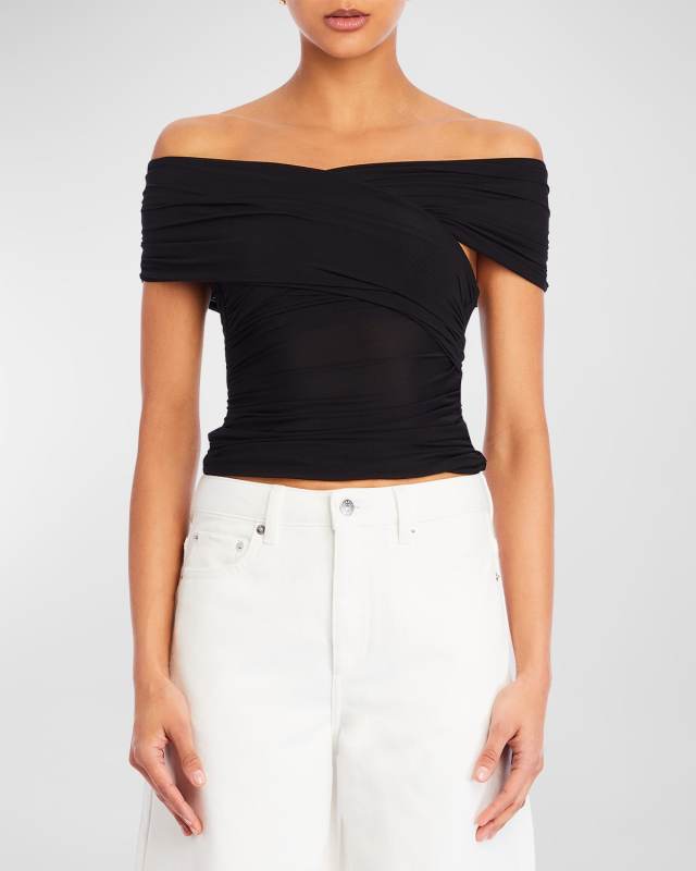 Aruba Mesh Off-The-Shoulder Top