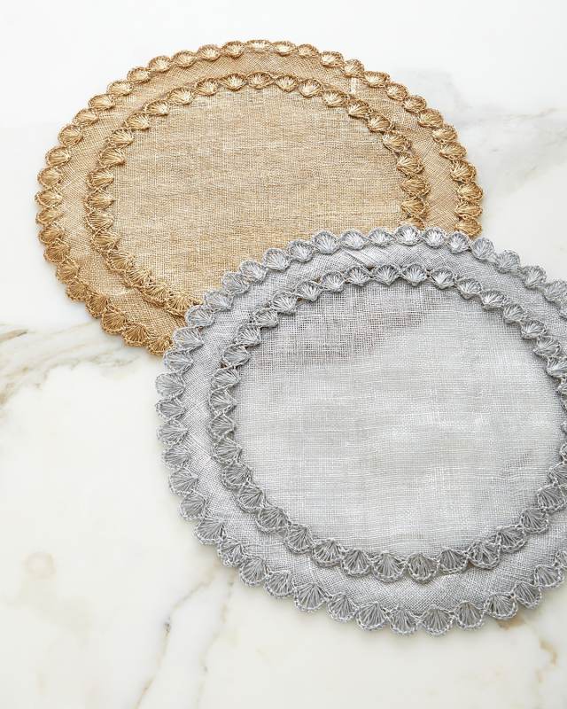 Isadora Placemat -Silver