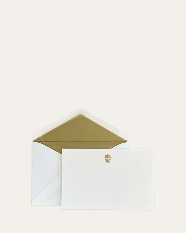 Skull Stationery Set, 12 Cards & Envelopes