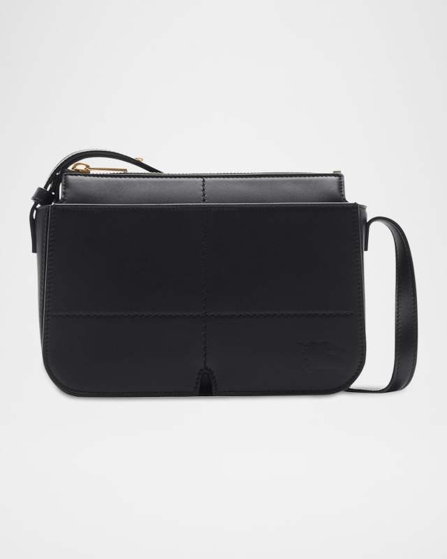 Snip Zip Leather Crossbody Bag