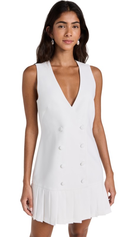 Amanda Uprichard Mesha Dress Ivory