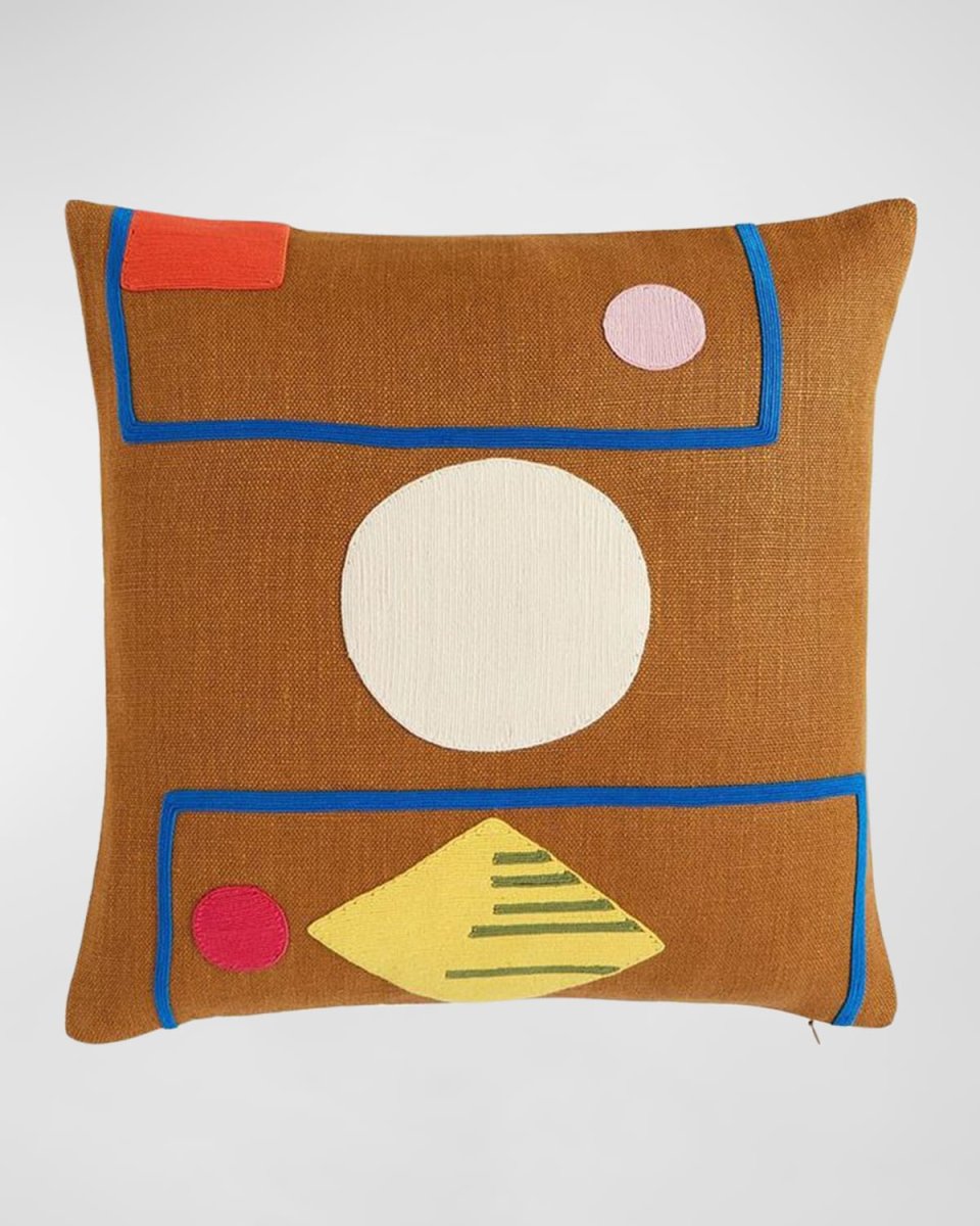 Monterey Shapes Pillow, 18" Square