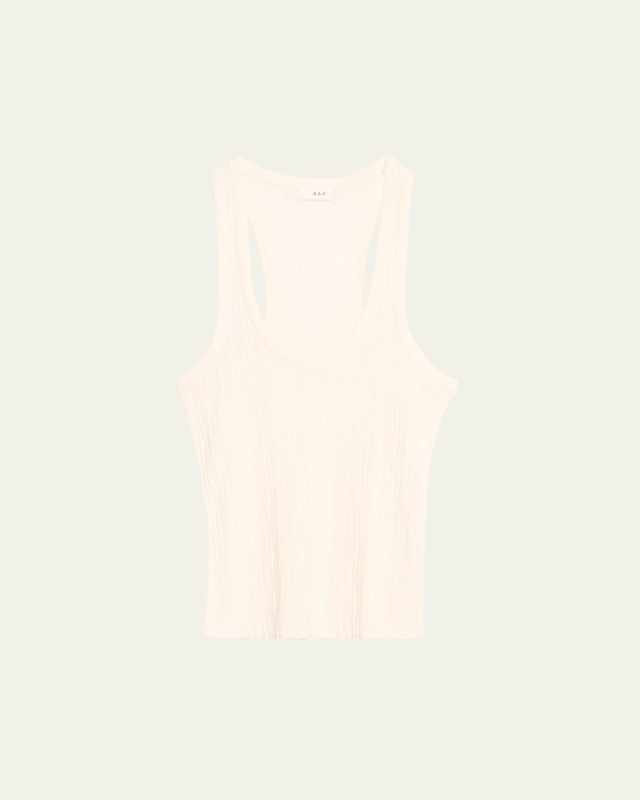 Iris Striped Scoop-Neck Tank Top