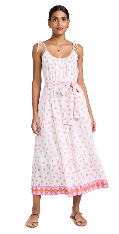 Marea Siesta Dress Pink Starburst