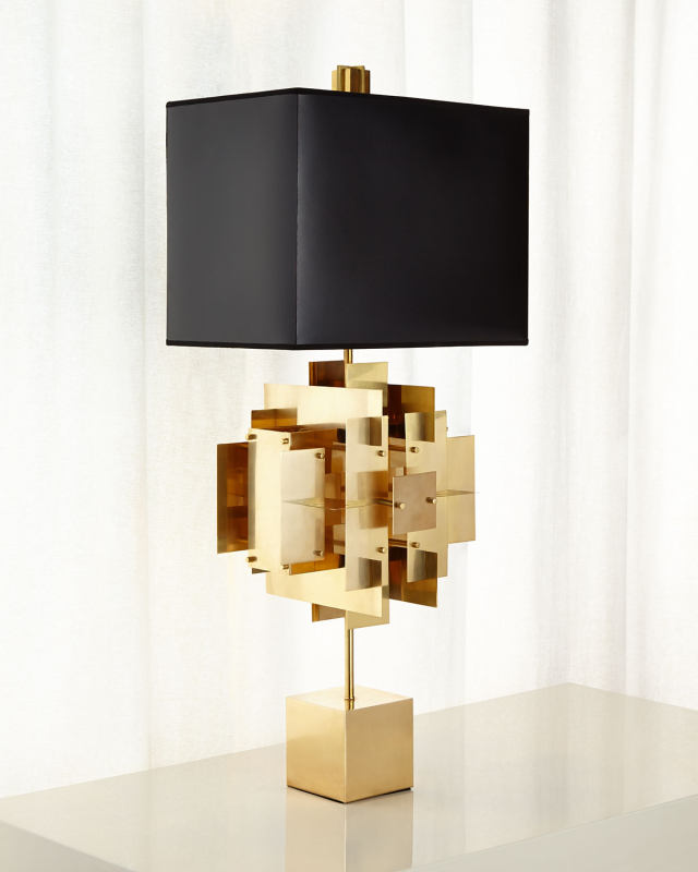 BRASS PUZZLE LAMP
