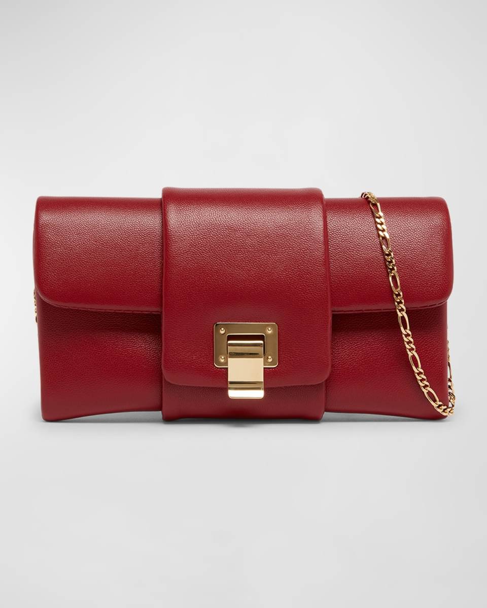 Flap Leather Shoulder Bag